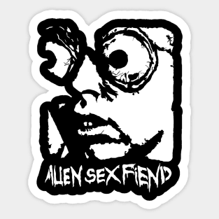 Alien Sex Fiend Cute Kids Sticker